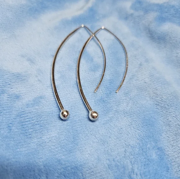 Silpada Balancing Act threader earrings W1307 - Picture 2 of 2